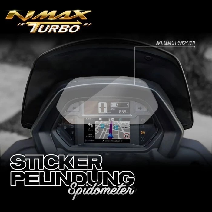 สติ๊กเกอร์เรือนไมล์กันรอย Nmax Turbo Neo Techmax ตัวป้องกันเรือนไมล์ Nmax Turbo
