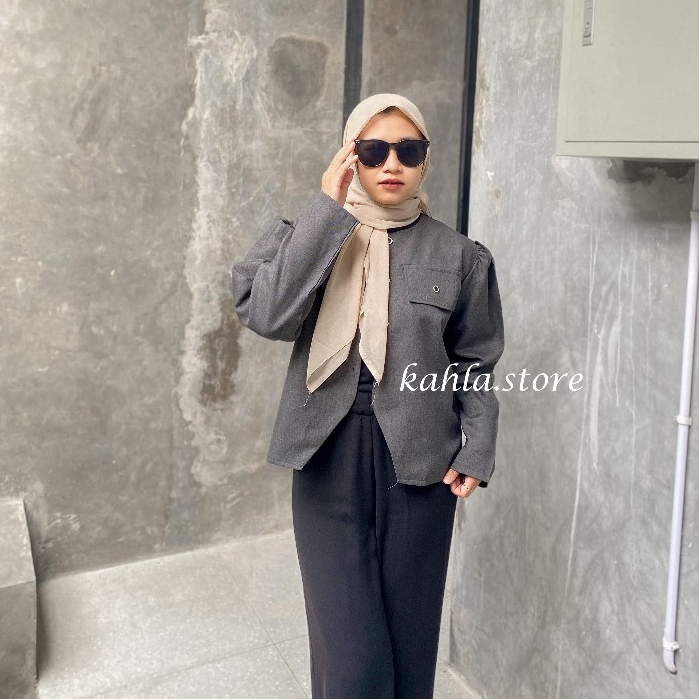 [KAHLA] - Biya Blazer สําหรับผู้หญิง สไตล์เกาหลี ไซส์ใหญ่ Jumbo ผู้หญิง