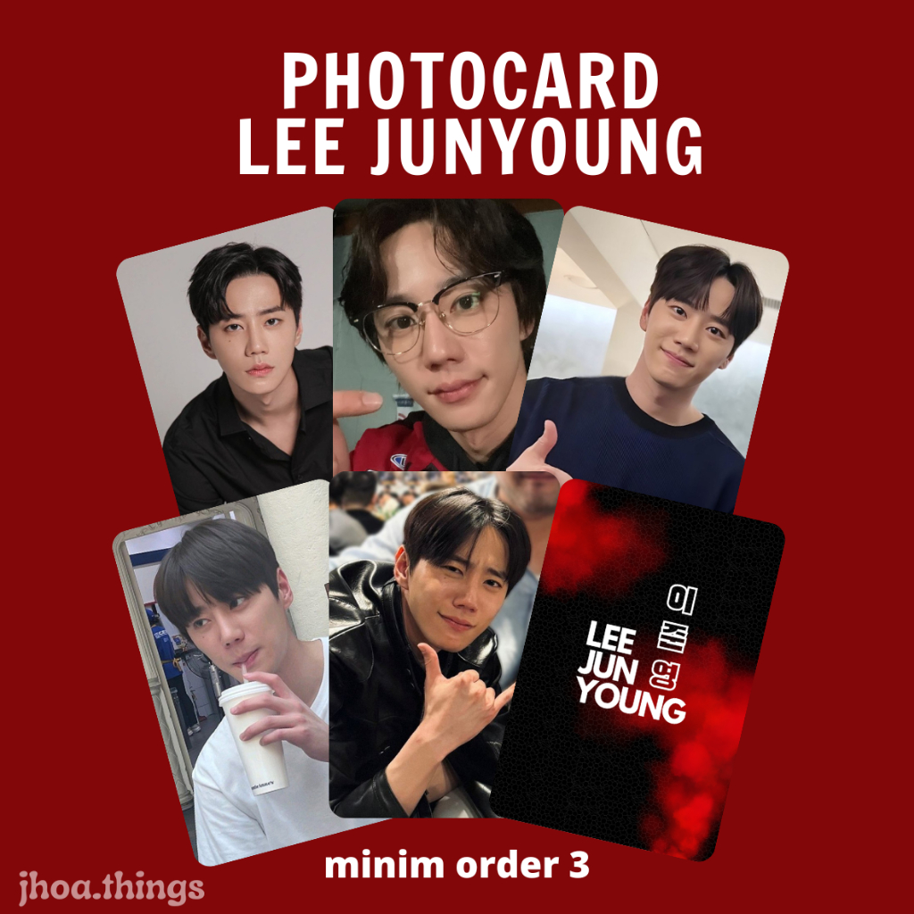 [UNOFFICIAL] PHOTOCARD LEE JUN YOUNG JUNYOUNG ACTOR KOREA KDRAMA DORAK HERO CLASS 2 MELO MOVIE WHEN 