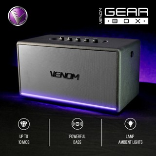Venom Gear Box VGB Speaker Bluetooth Portable Super Bass Karaoke