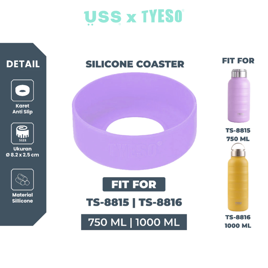อุปกรณ์เสริมยางกันลื่น USS x Tyeso TS-8104 ที่รองแก้วซิลิโคน