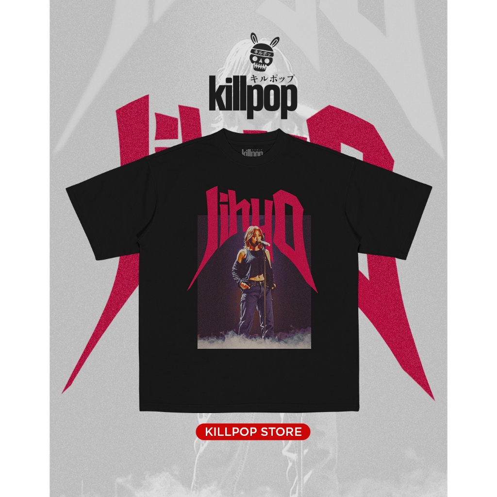 Jihyo Rockstar \m/ - เสื้อยืดโอเวอร์ไซส์