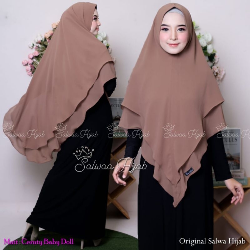 เสื้อโปโล KIMAR SIRIN ใหม่ล่าสุด 2LAYAR JUMBO/HIJAB SIRIN POLOS 2 ชั้น JUMBO