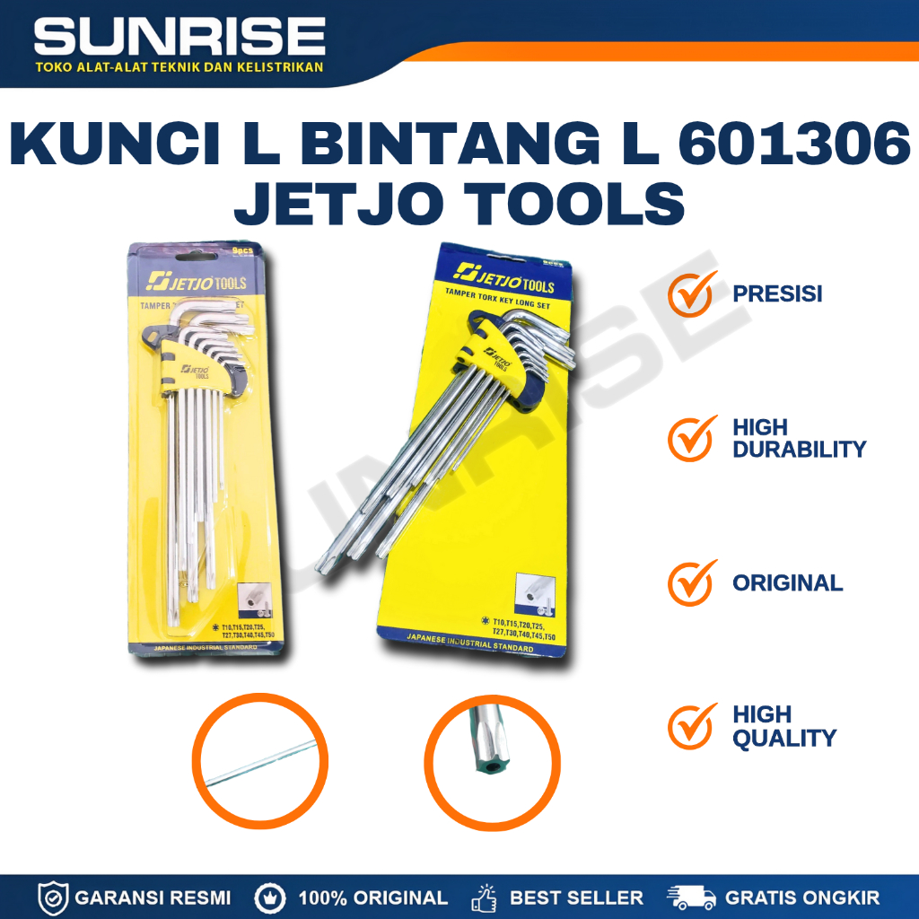 L-KEY STAR L 601306 เครื่องมือ JETJO/JETJO L KEY