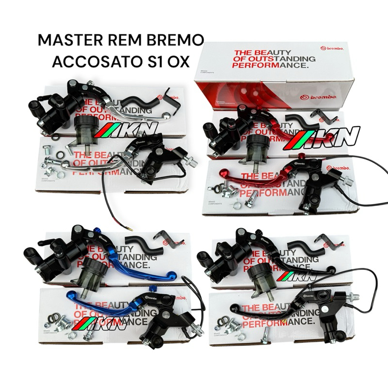 เบรค Master ชุดอุปกรณ์เสริม S1 OX BRMBO BEAT SCOOPY VARIO 125/150 เก่าใหม่ Mio Xeon Mio j Mio m3 aer