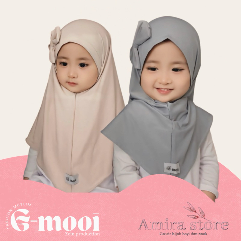 G-MOOI ฮิญาบเด็ก 0-6 เดือน 1-8 ปี MISYA RIBBON ฮิญาบเด็ก ผ้าคลุมผมเด็กแรกเกิด - รูปที่ 4