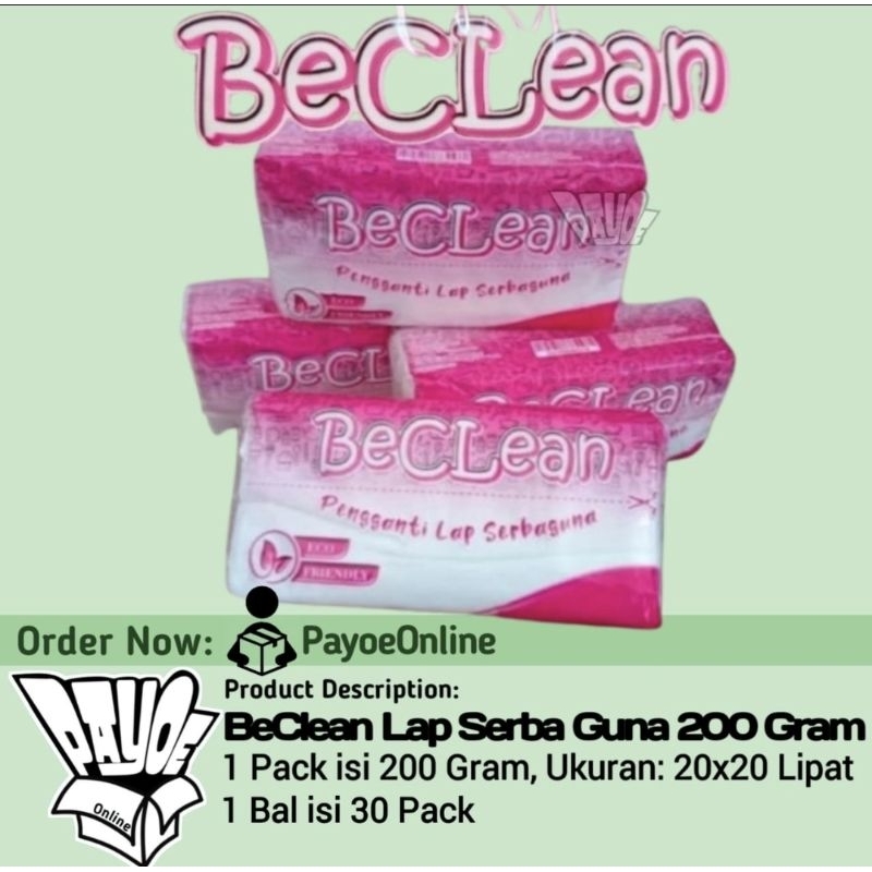 ครัวอเนกประสงค์ยี่ห้อ Be Clean ทิชชู่/ผ้า