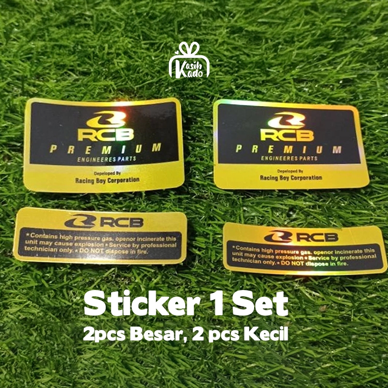 สติ๊กเกอร์โช๊ค RCB Gold Series
