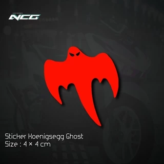 สติ๊กเกอร์ Ghost Koenigsegg สติ๊กเกอร์โลโก้รถผี