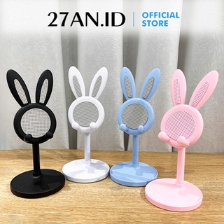 (27AN.ID) Stand Holder Phone Kelinci HP H737 Universal Karakter Rabbit Holder Folding