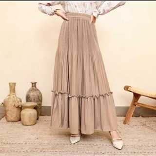 Rok Plisket Susun Maiza Bahan Premium | Rok Wanita Ruffle | Rok Wanita Anti Nerawang | Rok Korea | Rok Skirt | BISA COD