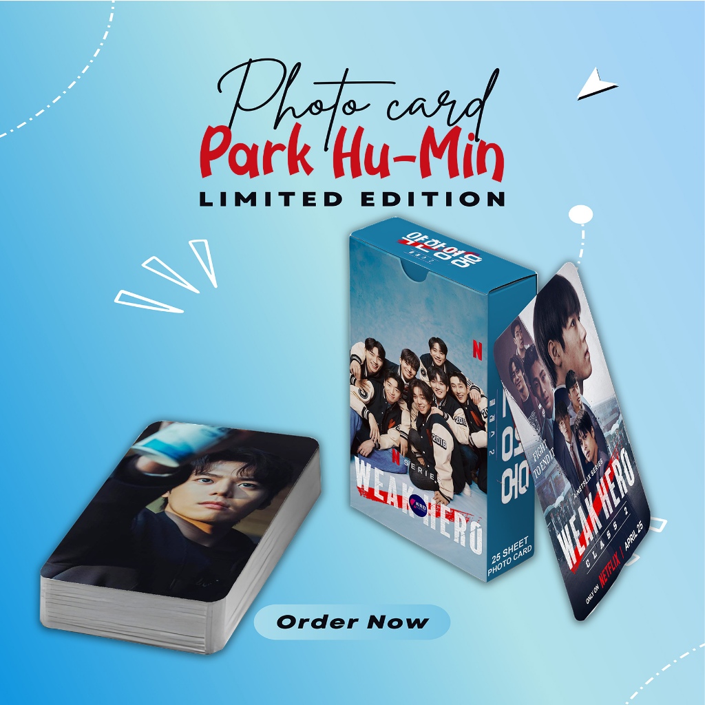 ชุดโฟโต้การ์ด PARK HU MIN WEAK HERO CLASS 2 PREMIUM 25 แผ่น ฟรีกล่อง