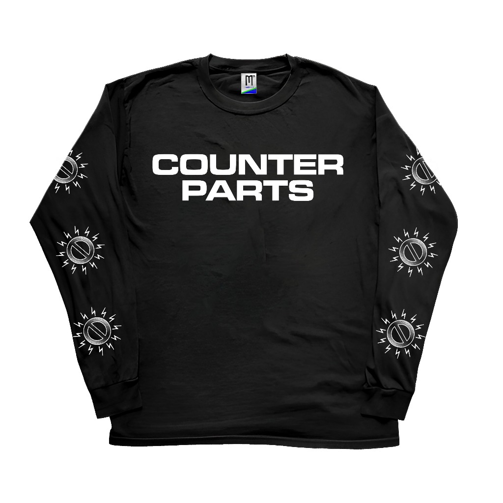 เสื้อยืด LONG SLEEVE COUNTERPARTS - ไม่ที่คุณ | HARDCORE HARDCORE | เสื้อยืดวงดนตรี| แท็กสินค้า |