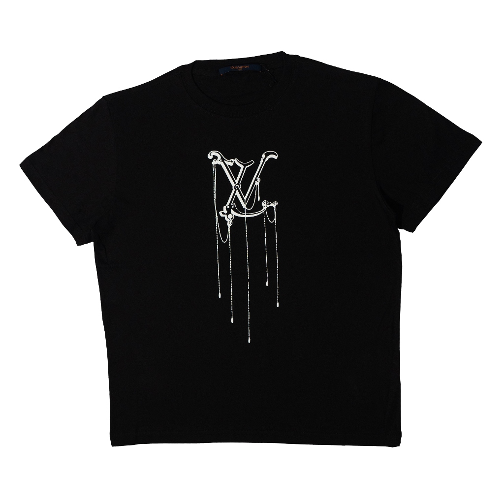 ARK.Clo เสื้อยืด Unisex L0UIS VUITT0N สร้อยคอพรีเมี่ยม