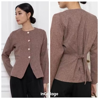 Ailee Long Sleeve Top / Atasan Lengan Panjang / Hijab Friendly Blouse - Blazer Wanita Korean Look