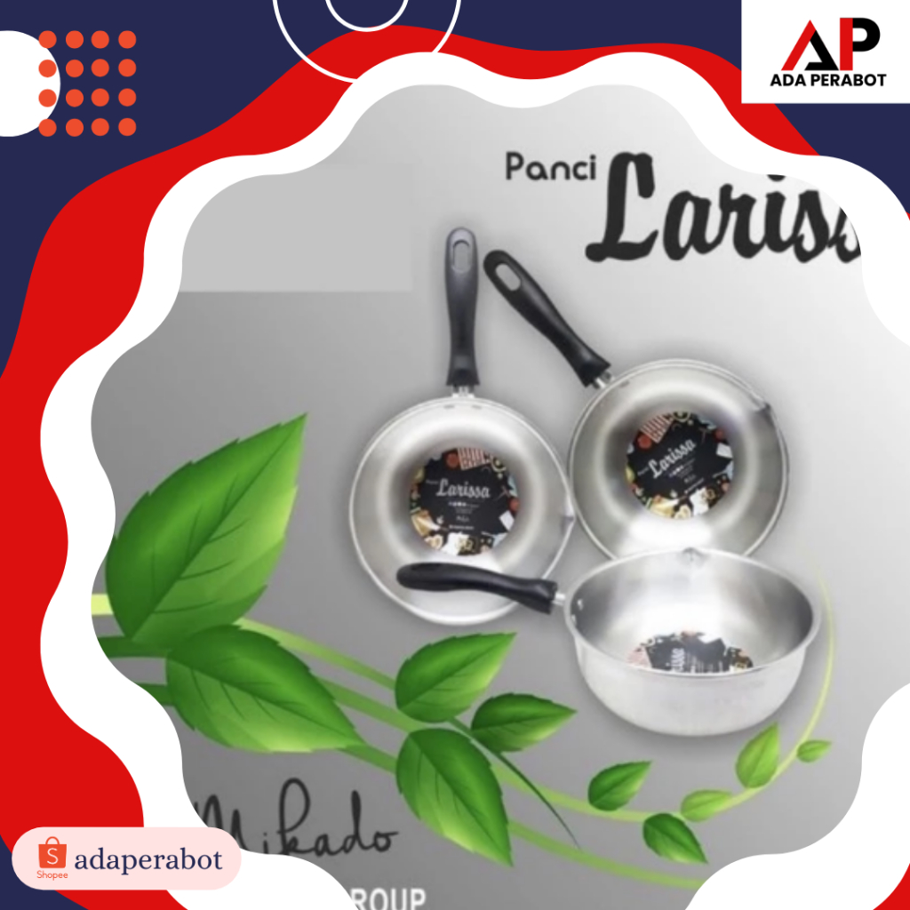 MASPION 18 CM LARISSA HANDLE MILK POT / BOILED NOODLE COOKING POT / AL-FITR POT TYPE