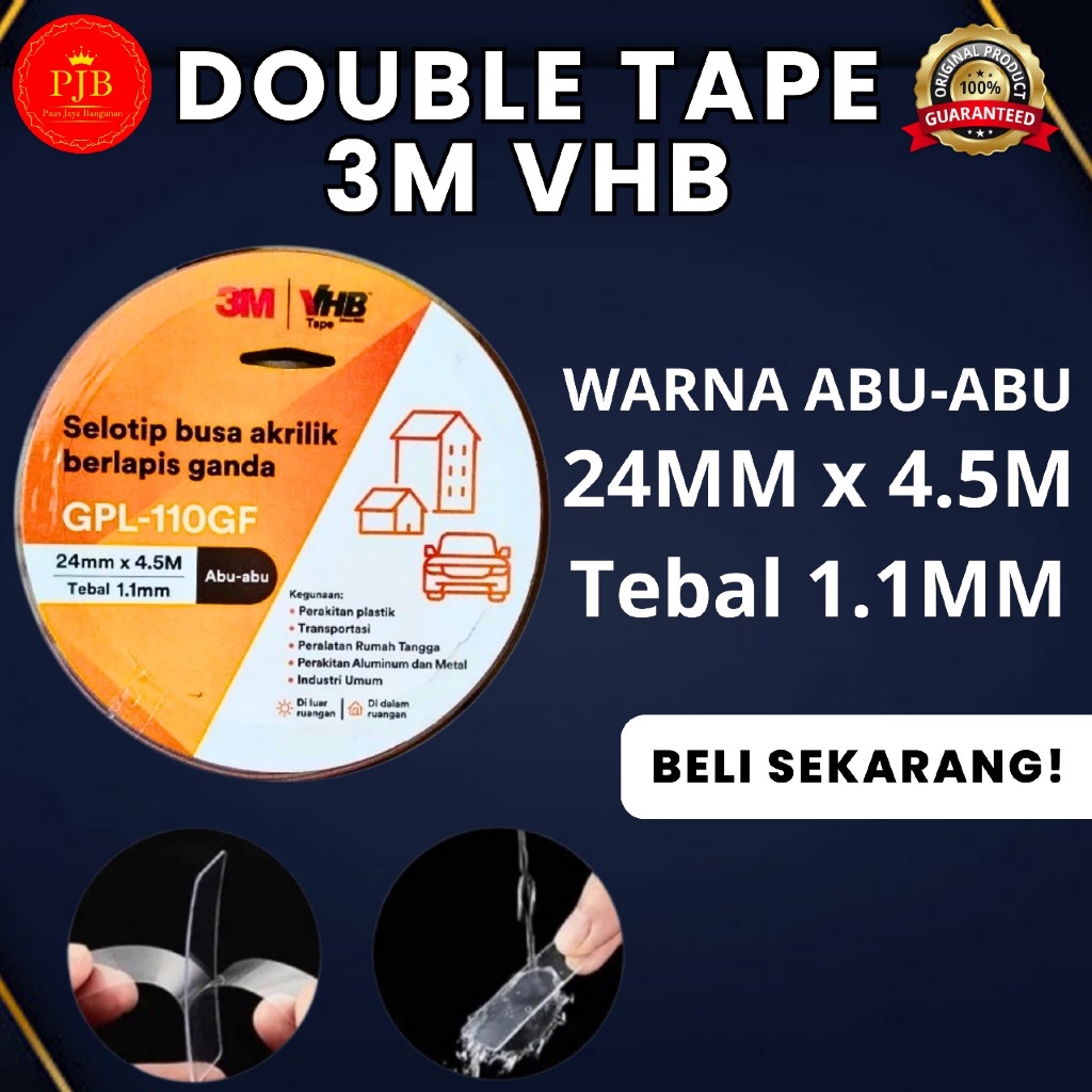 DOUBLE TAPE 3M VHB 24MM REVERSE INSULATION
