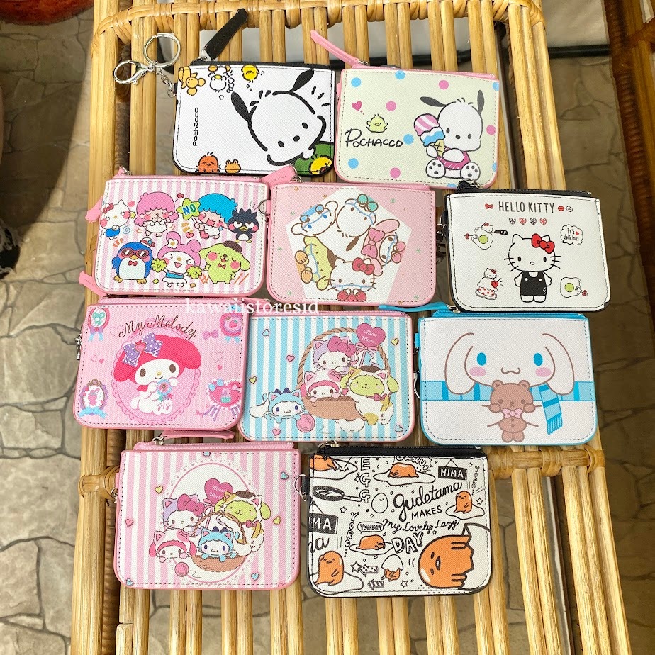 RK Wallet Card Id Card Holder Ghibli Totoro One Piece Mofusand Sanrio Cinnamoroll Kuromi My Melody