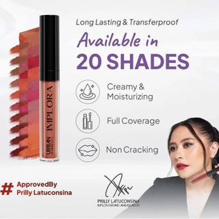 Implora Urban Lip Cream Matte Tahan Lama Warna Menarik