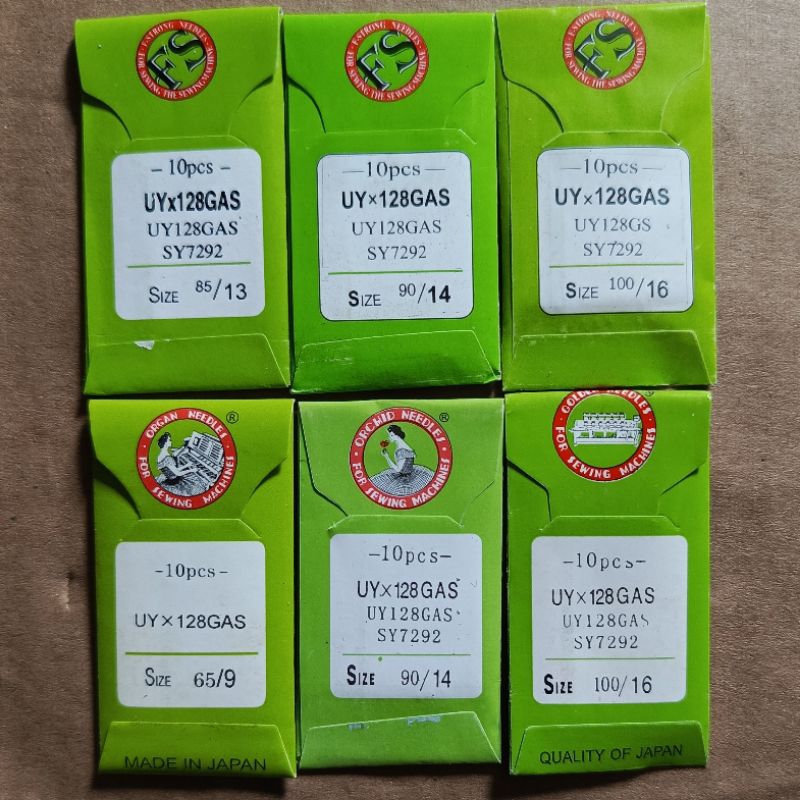 UY x 128 เข็มทับ UYx128 บรรจุภัณฑ์สีเขียว