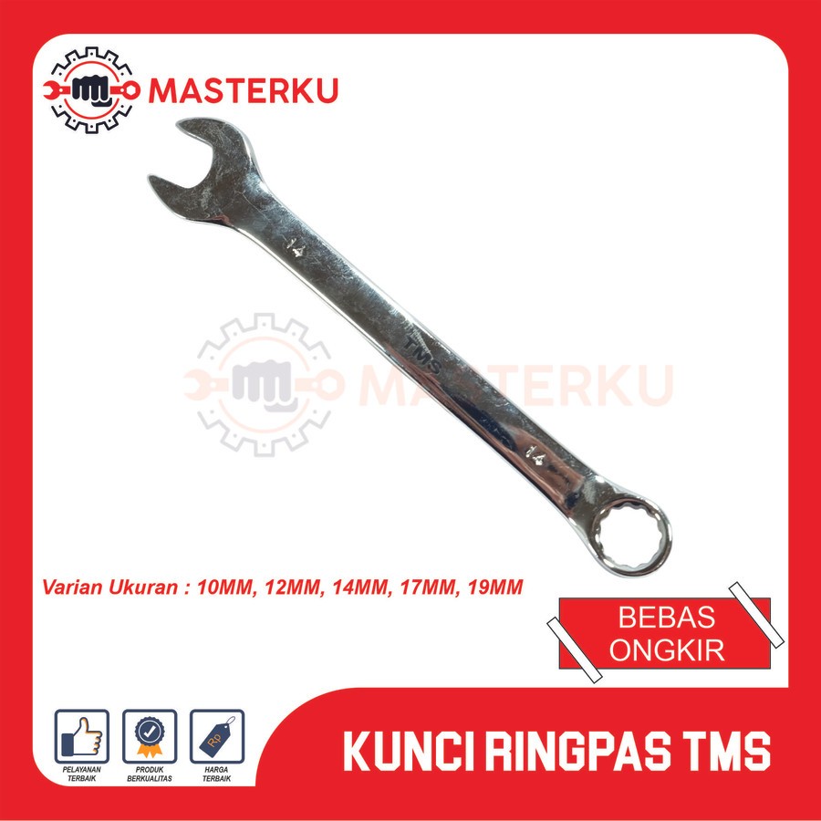 TMS ประแจ Ringpas / ประแจแหวน / ประแจแหวน / ประแจแหวน TMS Ringpas