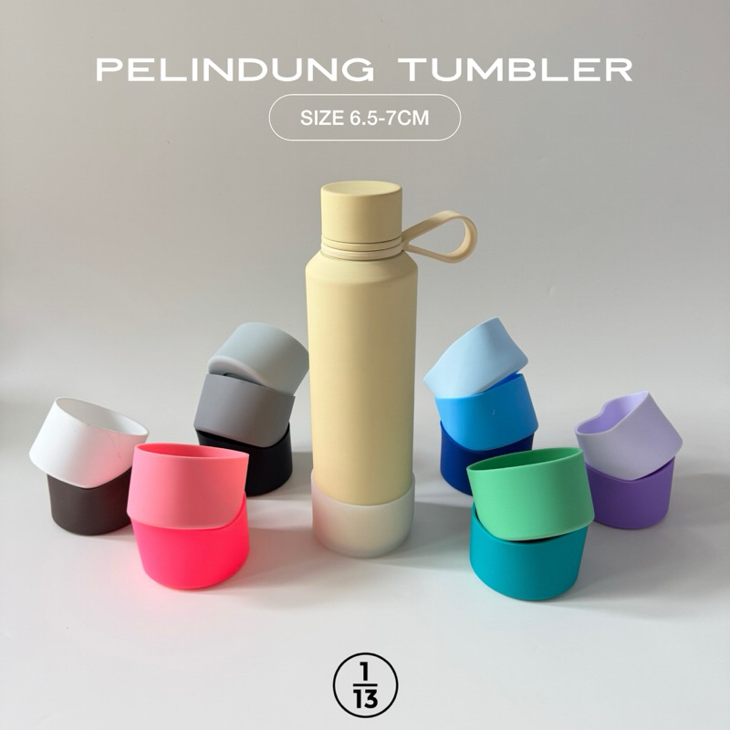 6.5 CM - 7 CM Tumbler Boot Drinking Bottle Protector / ยางซิลิโคนกันลื่น 7 ซม.
