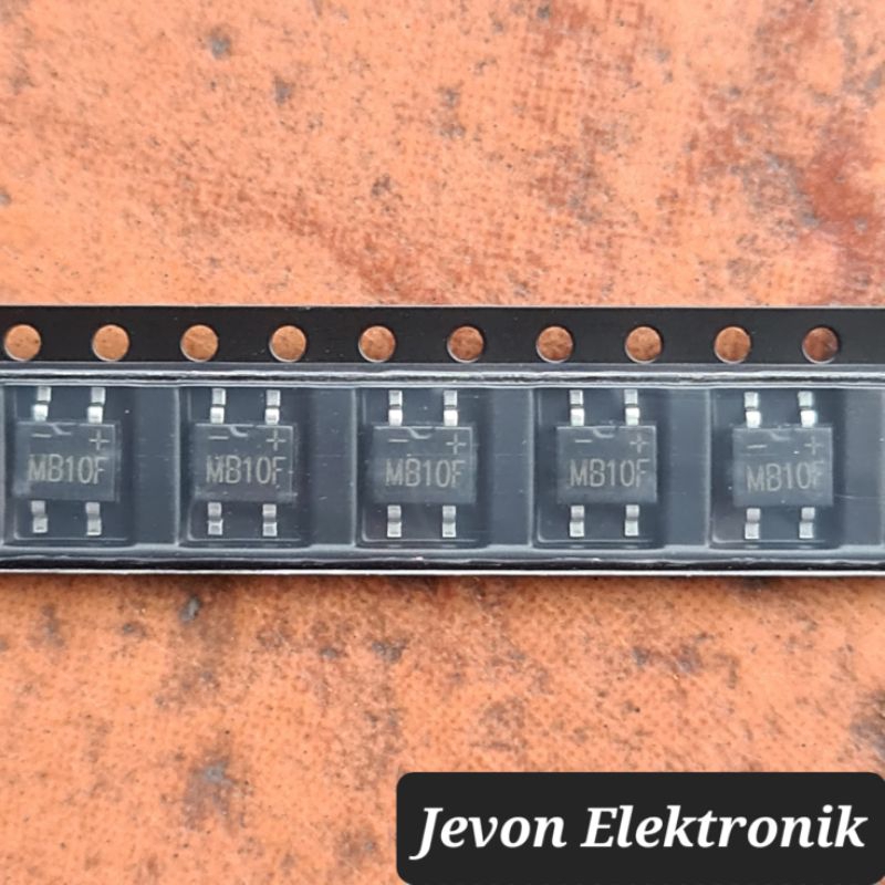 MB10F SMD DIODE 0.8A 1000V BRIDGE รีเซ็ต DIODE 10F MBF 0.8 0.8 A CAMPERE 1000 V VOLT 0.8A