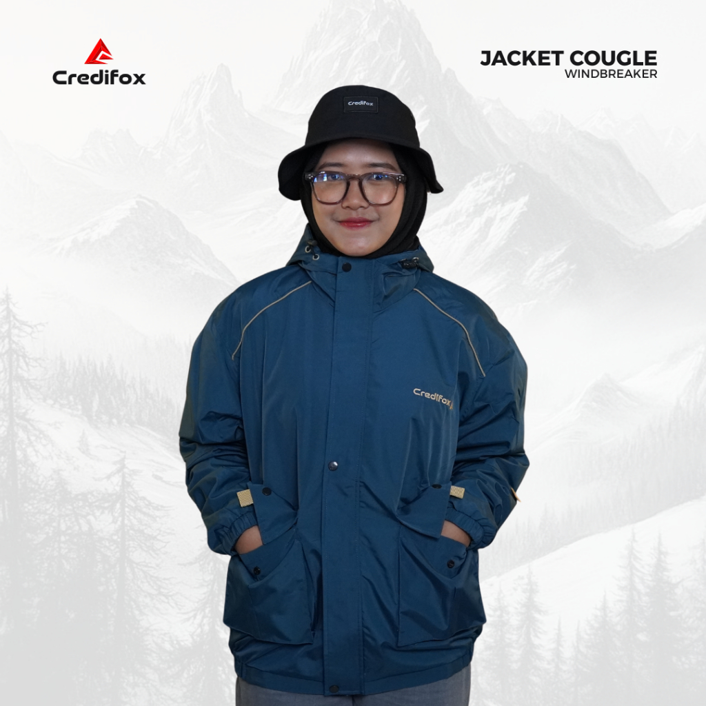 CREDIFOX เสื้อแจ็คเก็ตผู้ชายและผู้หญิง-แจ็คเก็ตกันลมกันน้ํา-แจ็คเก็ตกึ่งปาร์คชาย-แจ็คเก็ตเดินป่า unisex-แจ็คเก็ตกลางแจ้งกันน้ํา-แจ็คเก็ตภูเขากันน้ํา