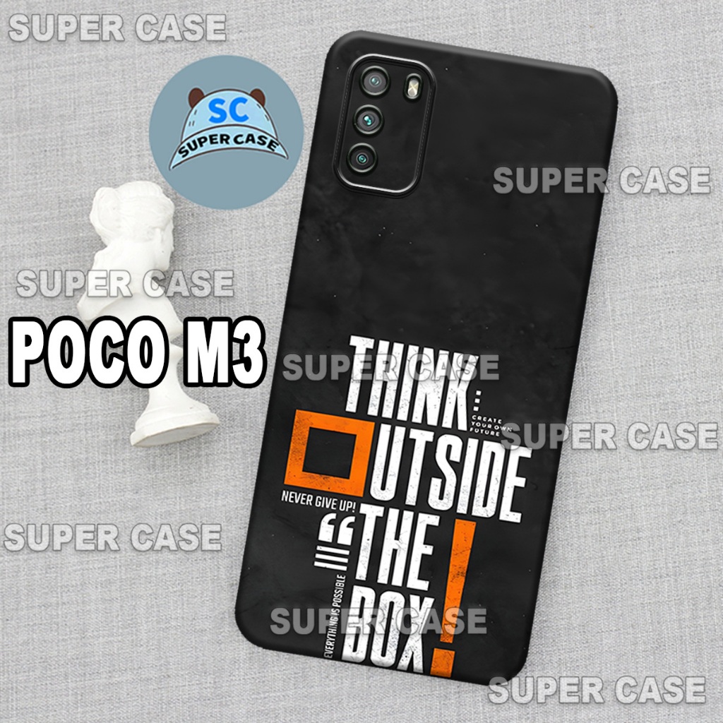 (Q47) Softcase Procamera สําหรับ XIAOMI POCO M3 HP ใหม่ล่าสุด | ผู้ชาย MOTIF | XIAOMI POCO M3 Softca