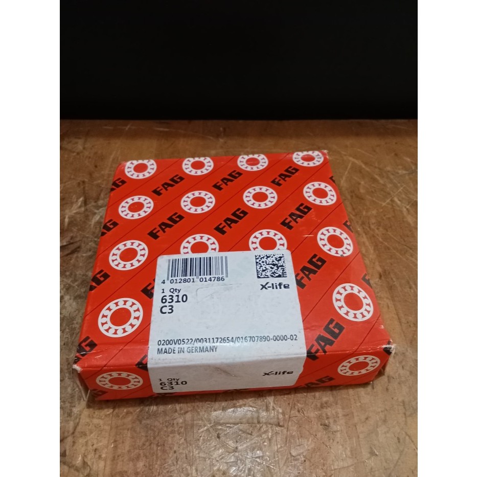 BEARING FAG 6310 C3/OPEN BEARING FAG 6310 เปิด