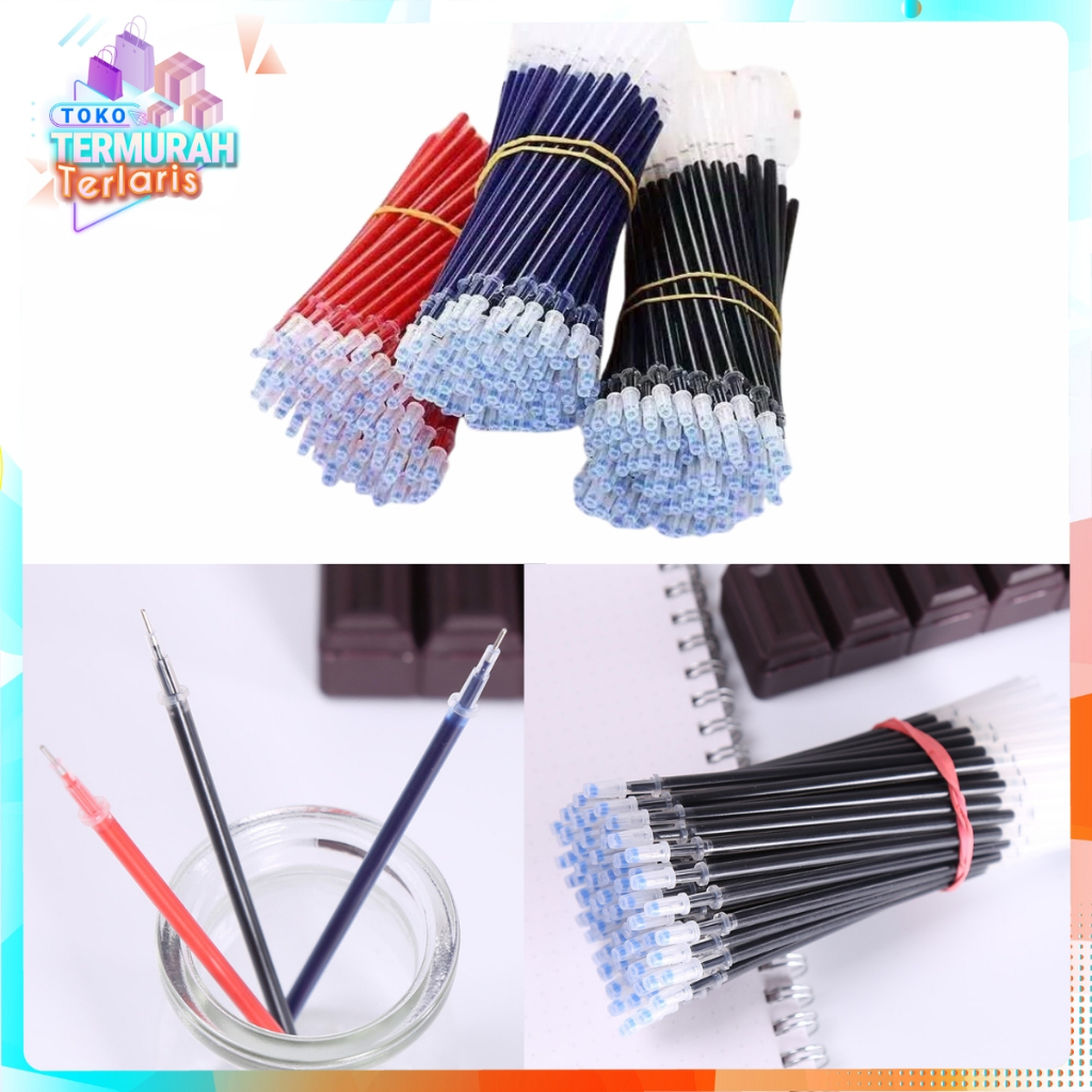 MERAH TTT Refill Gel Pen Ink Liquid Pen Ink Refill 0.5mm Blue Black Red Pen Ink Gel Pen Refill t