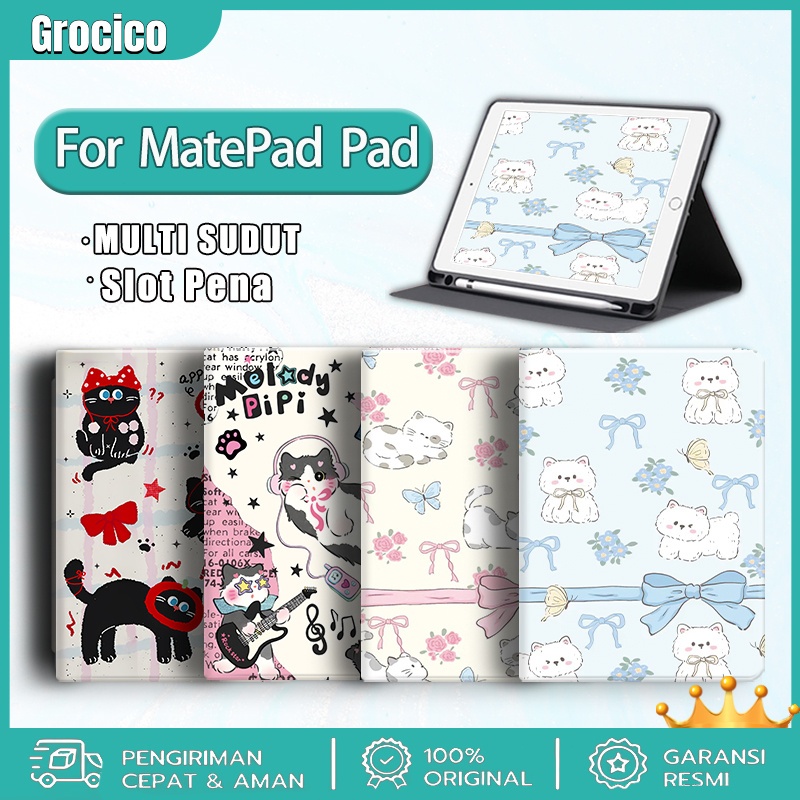 HUAWEI MatePad เคสแท็บเล็ต 11.5"S /11" 2023-2024 MatePad 12X / MatePad SE11"-Original Anti-Fall + Pen Slot - 10.8"/11"/12.2"/13.2" & Air 11.5" - T10/T10S/SE 10.4" [Soft Case พรีเมี่ยม]