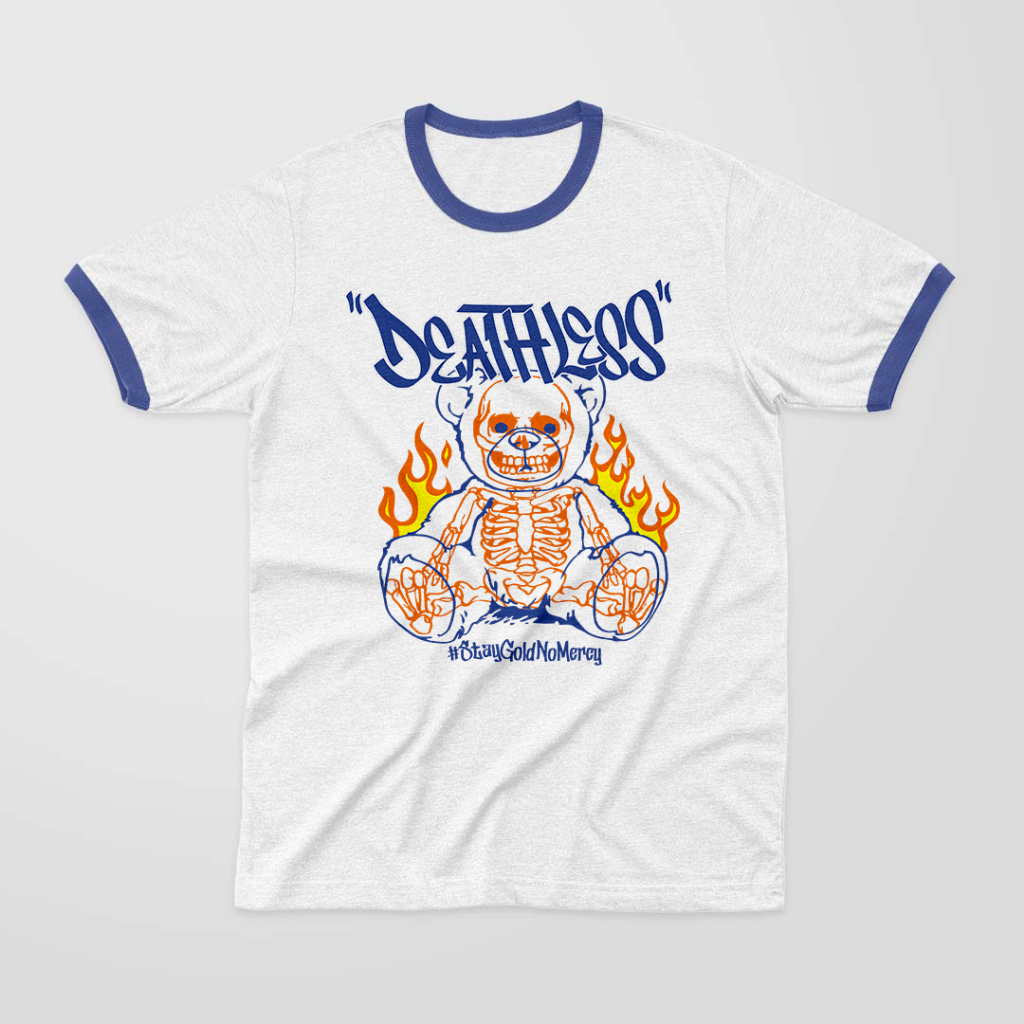 เสื้อยืด DEATHLESS RINGER | BEARFIRE | RINGER SERIES