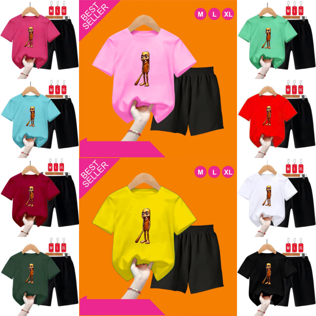 ชุดเสื้อยืดเด็ก Tung Tung Sahur ไซส์ M-XL