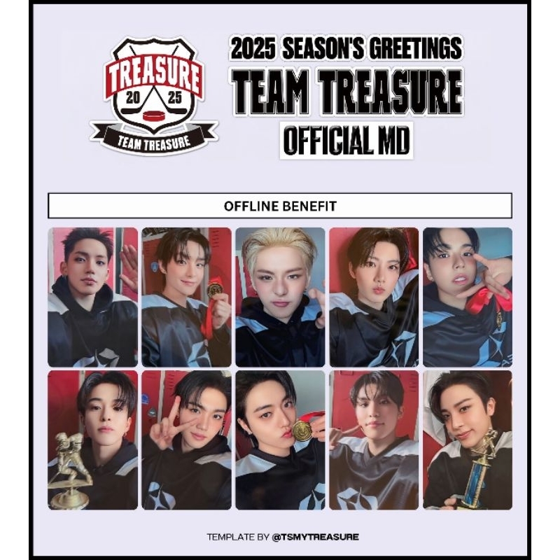 TREASURE POB MD SG25 OFFLINE STORE PHOTOCARD