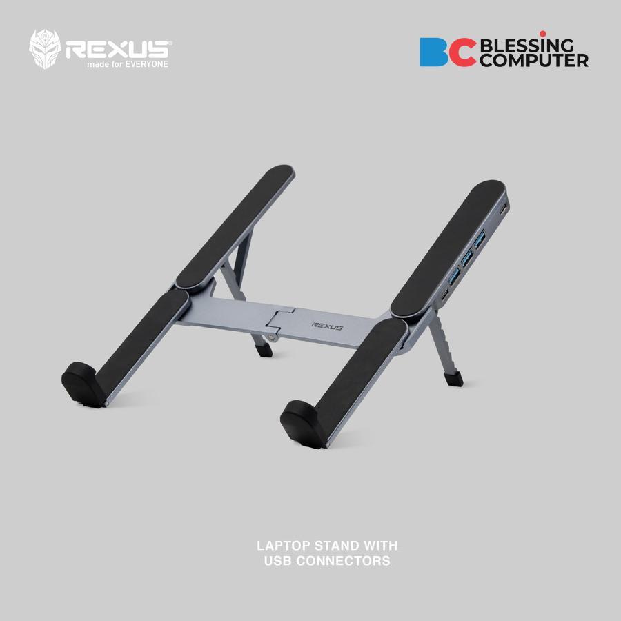 REXUS TETRA PRO FP10 ขาตั้งแล็ปท็อป GREY แบบพับได้