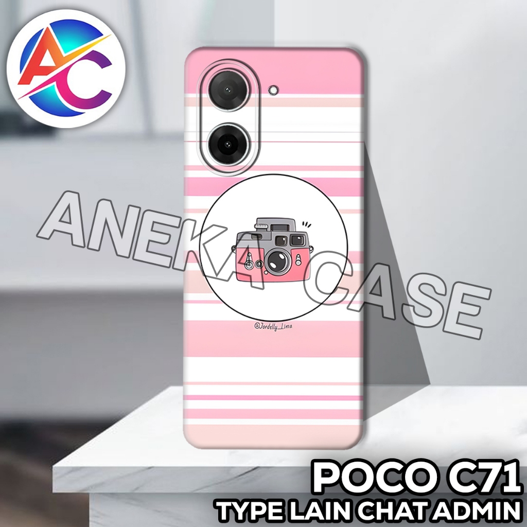 AC62/Case Poco C71/Girl Motif/softcase Poco C71/casing Poco C71/silicone Poco C71