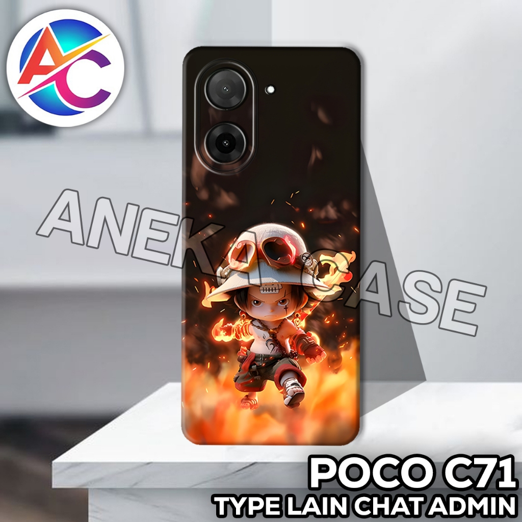 AC70/Case Poco C71/Motif ANIME/softcase Poco C71/casing Poco C71/silicone Poco C71