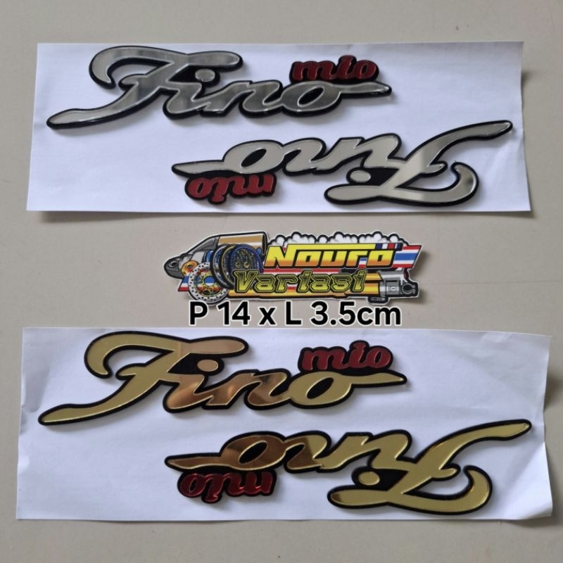 อะคริลิคเรียงซ้อนคุณภาพ yamaha fino Emblem