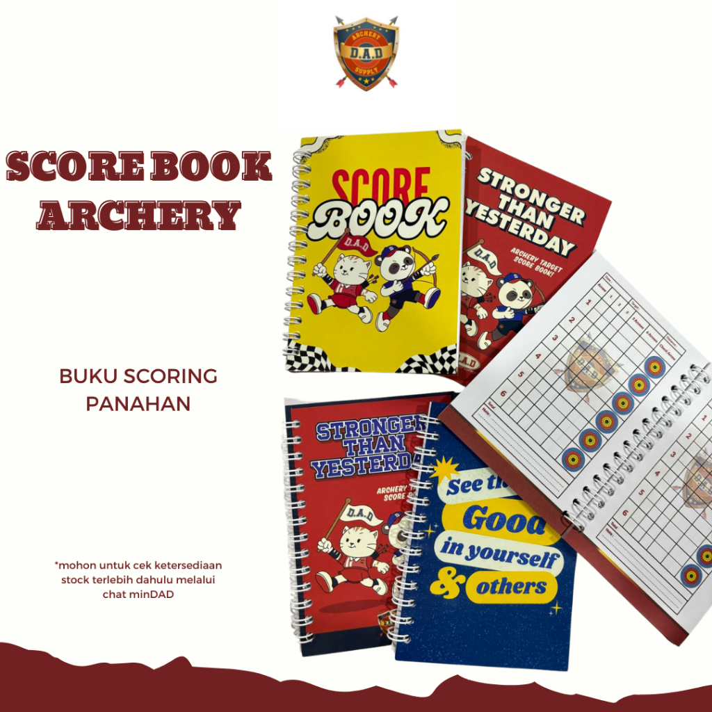 DAD SCORE BOOK / ARCHERY SCORE BOOK
