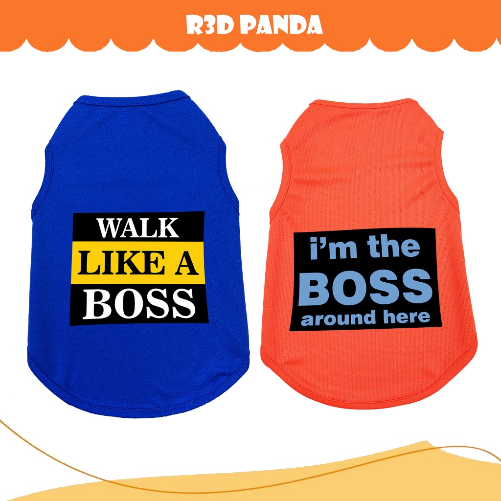 เสื้อผ้า Cat/Dog Boss/เสื้อผ้าแมว/ชุดสุนัข Im The Boss