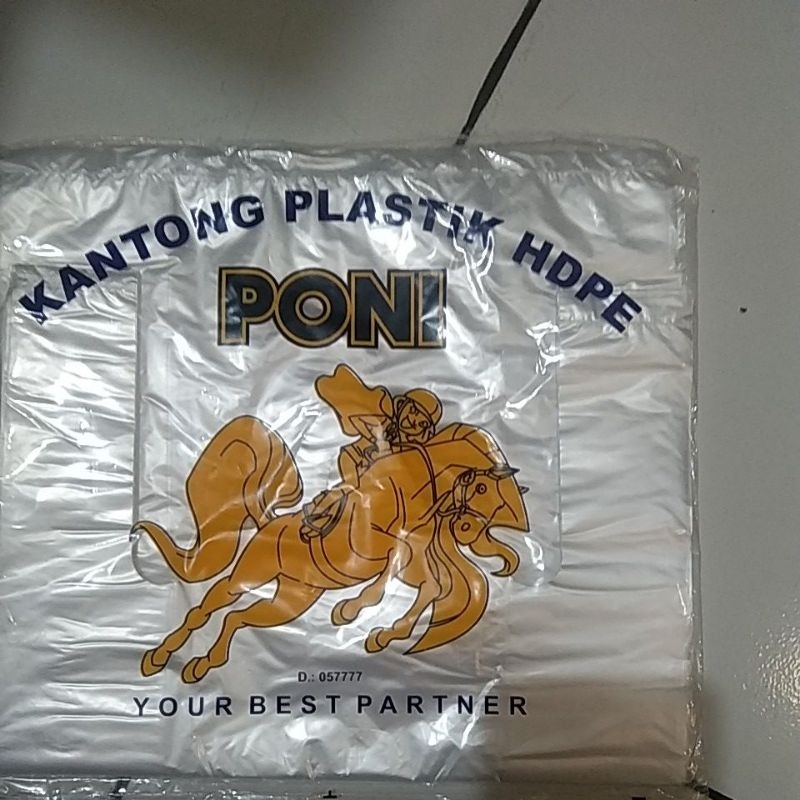 ถุงพลาสติก Hd Pony ใส 110 กรัม