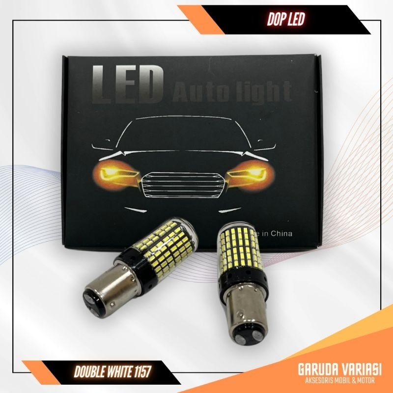 DOUBLE WHITE 1157 ไฟ LED 1157 SUPER BRIGHT Dajjal ไฟ LED 1157 BRIGHT ไฟ LED 2 ชิ้น ไฟ LED
