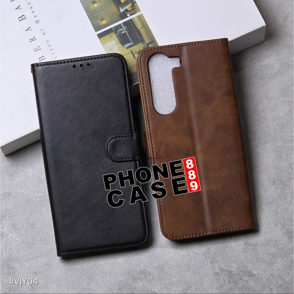 VIVO Y19S GT VIVO Y04 VIVO Y04S LEATHER FLIP CASE WALLET VIVO Y19S GT VIVO Y04 VIVO Y04S