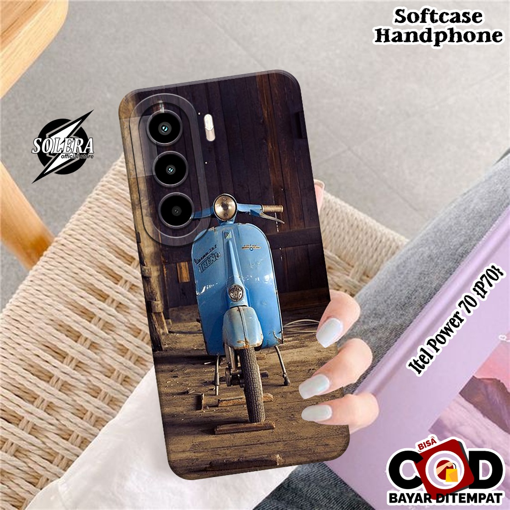 Itel Power 70 Case {P70} Softcase Itel Power 70 {P70} ล่าสุด 2025 Silicone Pro Camera Fashion Case V