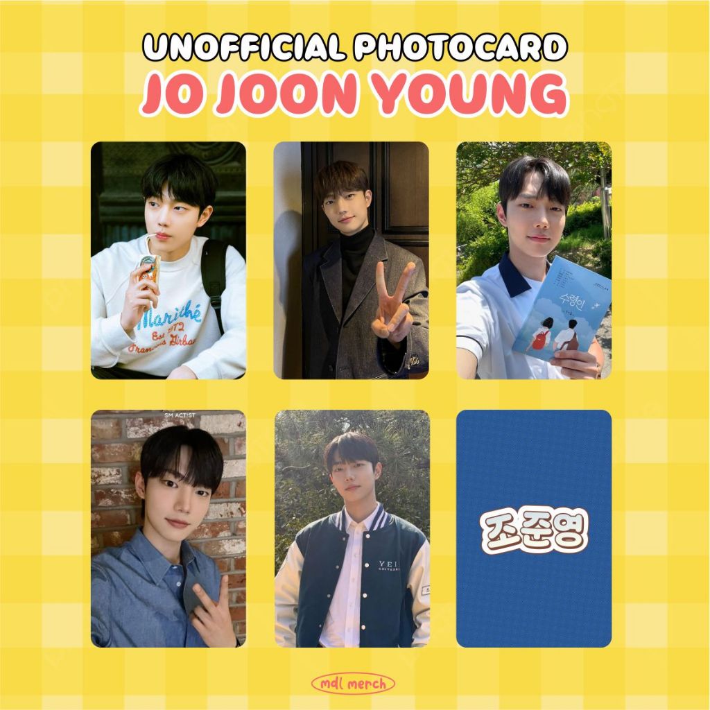 (GET 5 ชิ้น) / CHO JUNYOUNG / JO JO JOON YOUNG / PHOCARD UNOFFICIAL / KOREAN DRAMA ACTOR / PHOTOCARD