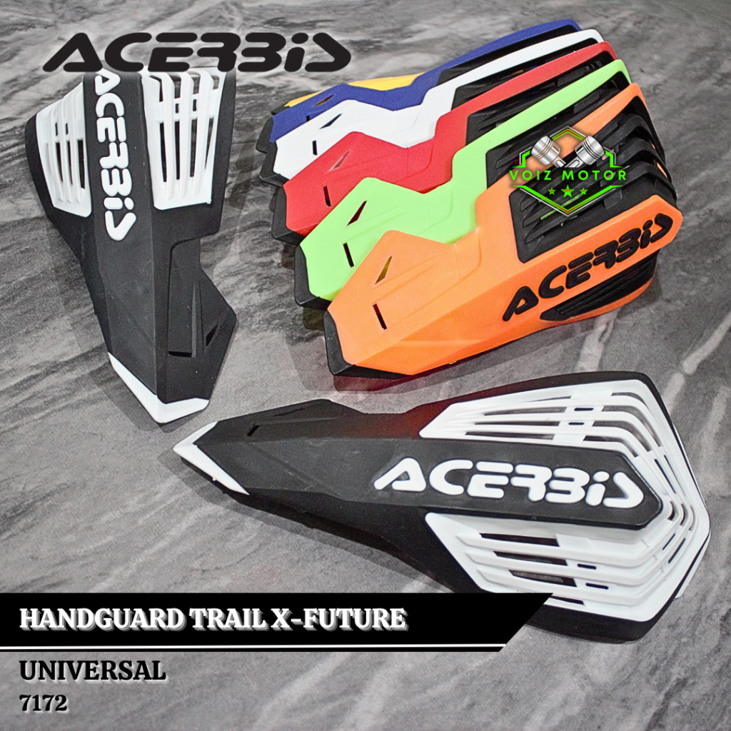 Handguard X-Future Acerbis Plus Bracket Set อลูมิเนียม Universal Motor Hand Guard Trail Universal Motor
