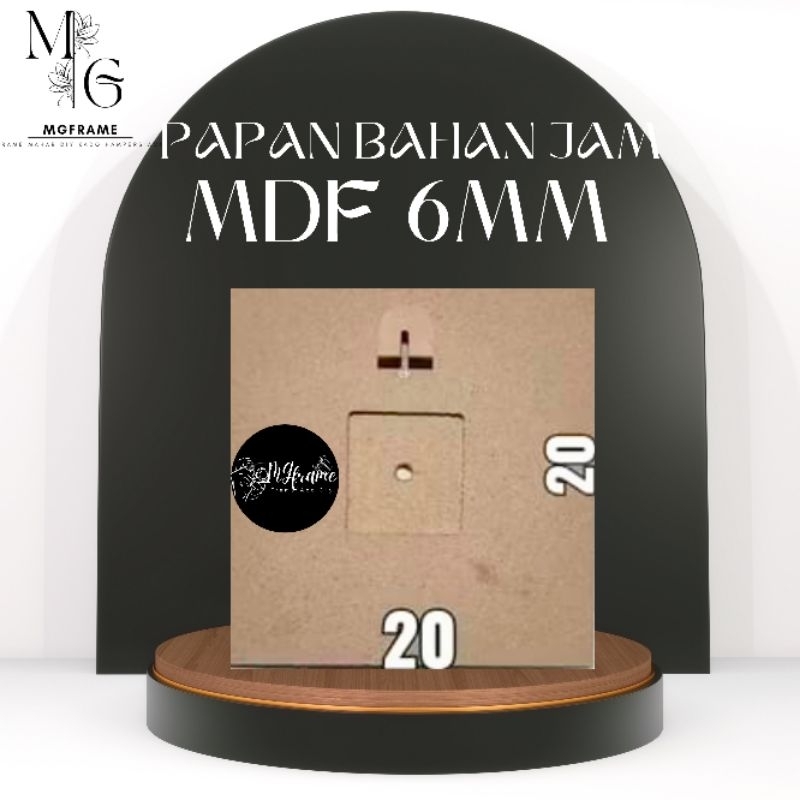 6MM THICK MDF BOARD WALL CLOCK MATERIAL