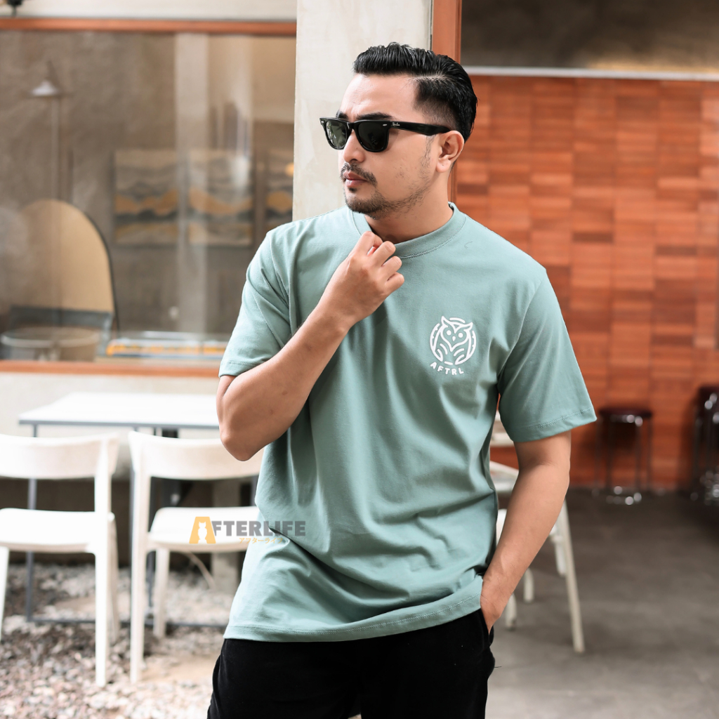 AFTERLIFE - เสื้อยืด Moonlite - สีเขียวแร่