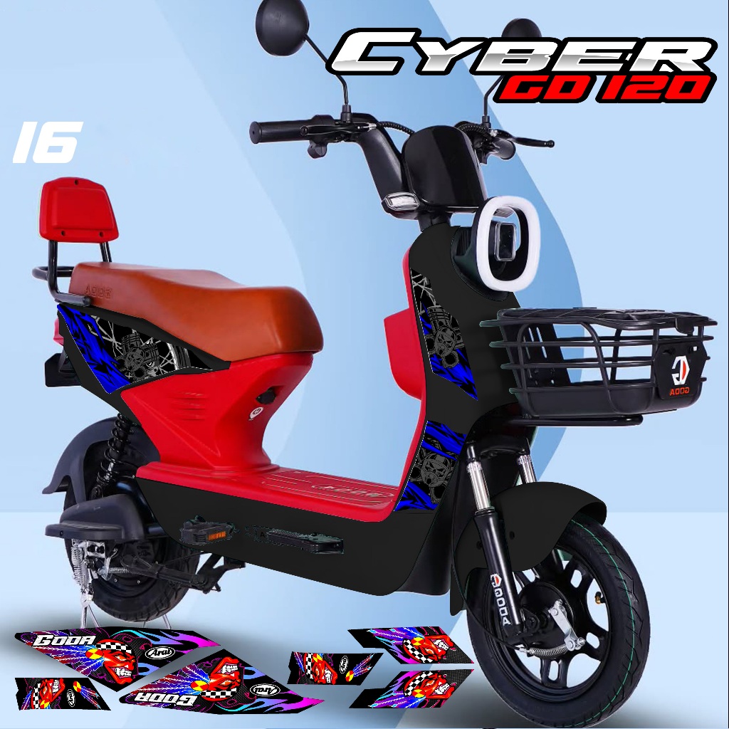 861 GODA ELECTRIC BIKE STRIPING STICKER - GODA GRAVITY ELECTRIC BIKE STRIPING STICKER